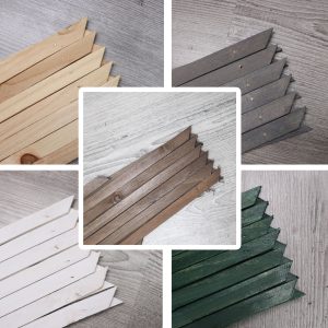 Nurture & Bloom Wooden Trellis Expandable Garden Wall Trellis For Climbing Plants Decoration & Plants Partitioning (Pack Of 3) (180cm x 30cm) (Oak Wood)