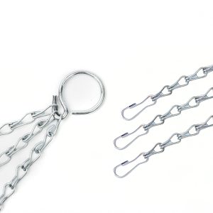 Nurture & Bloom Heavy Duty Hanging Basket Chains 3 Point 18 inches Metal Replacement Chain For Hanging Basket Bird Feeder Flower pots & Ornaments (18 inches)