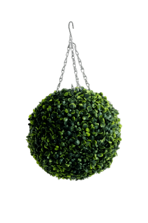 Green Boxwood Buxus Topiary Artificial 27cm Grass Hanging Balls New Plant.