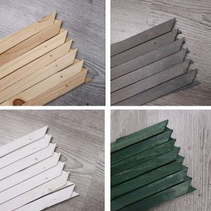 Nurture & Bloom Wooden Trellis Expandable Garden Wall Trellis For Climbing Plants Decoration & Plants Partitioning (Pack Of 3) (180cm x 30cm) (Grey)