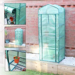Nurture & Bloom Greenhouse 4 Tier Mini Green House For Indoor & Outdoor Use Heavy Duty Garden Grow House Ideal For Growing Vegetables, Flowers, Herbs, And Seedlings