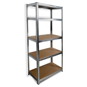 5 Tier Storage Rack Heavy Duty Shelving Aluminium Garage Shelves Heavy Duty Shed Storage Racking Shelf For Warehouse Workshop & Office