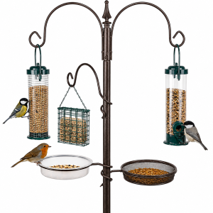 New Bird Feeding Station with Feeders (3 Hooks)