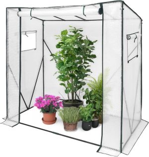 Tomato Walk-In Greenhouse (White)